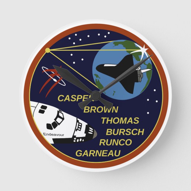STS-77 RUND KLOCKA (Framsida)