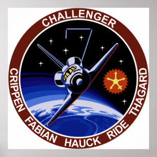 STS-7: Utmanare OV-99 & Sally ritt Poster