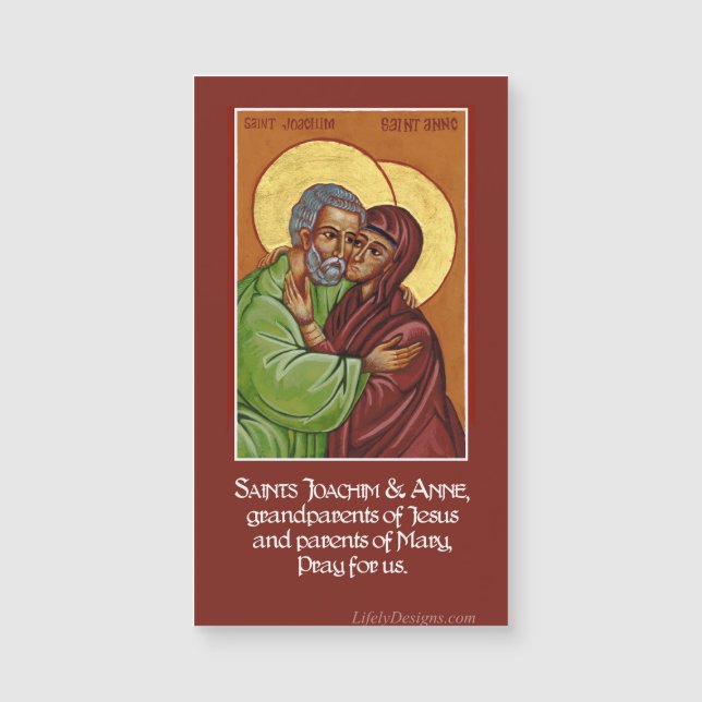 Sts. Anne & Joachim bönmagnet (Framsida)