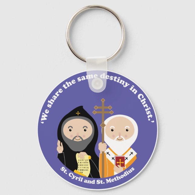 Sts. Cyril och Methodius Nyckelring (Framsida)