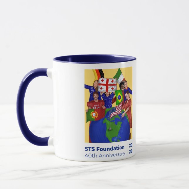 STS Foundation 40-årsjubileumsmugg Mugg (Vänster)