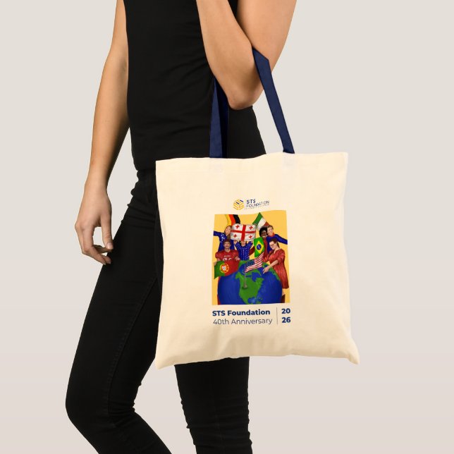 STS Foundation 40th Anniversary Tote Bag Tygkasse (Framsida (produkt))