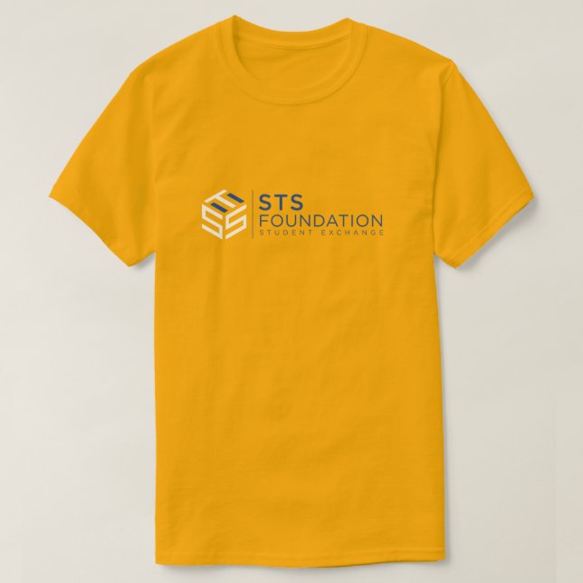 STS Foundation T-Shirt (Gult) (Design framsida)