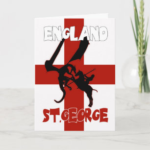 Sts George dagkort - St George och drake Kort