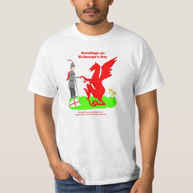 Sts George dagtshirts Tee Shirt (Framsida)