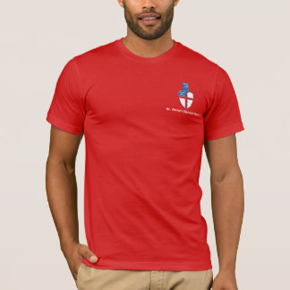 Sts George grundläggande röda T Tee Shirt