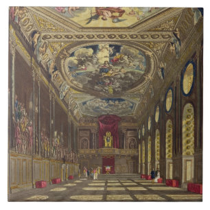 Sts George Hall, Windsor slott, från 'royalet Res Kakelplatta