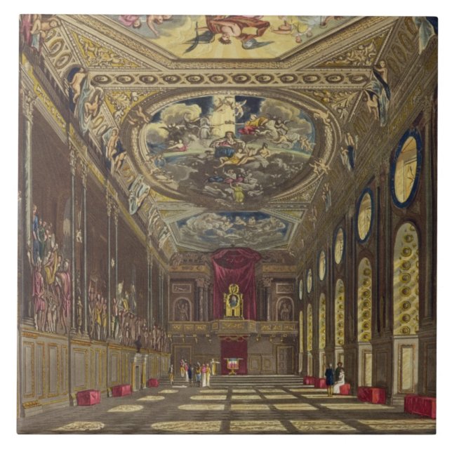 Sts George Hall, Windsor slott, från 'royalet Res Kakelplatta (Framsidan)
