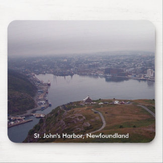 Sts John hamn, Newfoundland Mousepad Musmatta