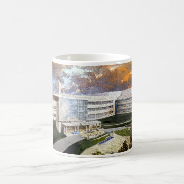Sts John vit för medicinskt centerklassiker Kaffemugg (Center)