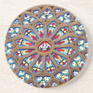 Sts Joseph domkyrka - målat glassfönster Underlägg Sandsten