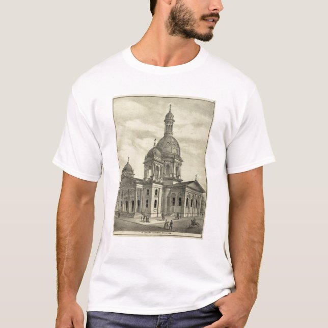 Sts Joseph kyrka T-shirt (Framsida)