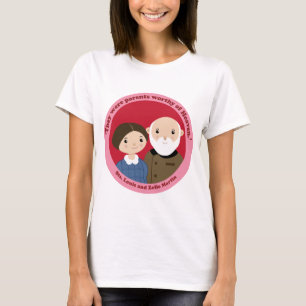 Sts. Louis och Zelie Martin Tee Shirt