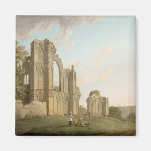 Sts Mary Abbey, York, c.1778 (olja på kanfas) Magnet