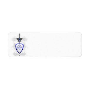 Sts Michael svärd Returadress Etikett