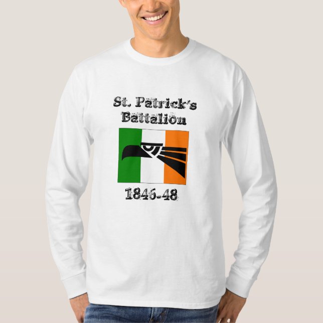 Sts Patrick bataljon Tee Shirt (Framsida)
