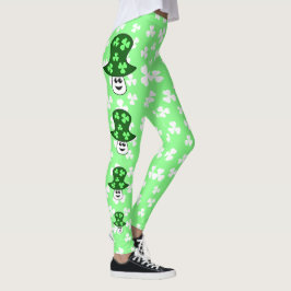 Sts Patrick champinjondamasker Leggings