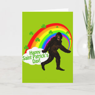 Sts Patrick dag Bigfoot Kort