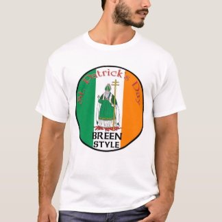 Sts Patrick dag - Breen stil Tee