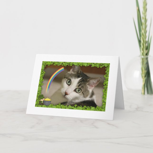 Sts Patrick dag Gracey Helgkort (Framsida)