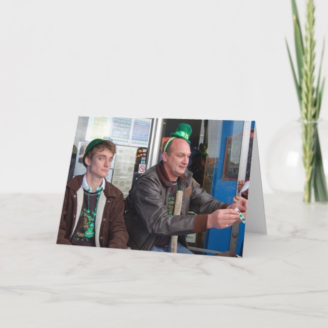 Sts Patrick dag Kort (Framsida)