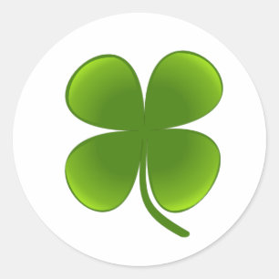 Sts Patrick dag - Shamrock Runt Klistermärke