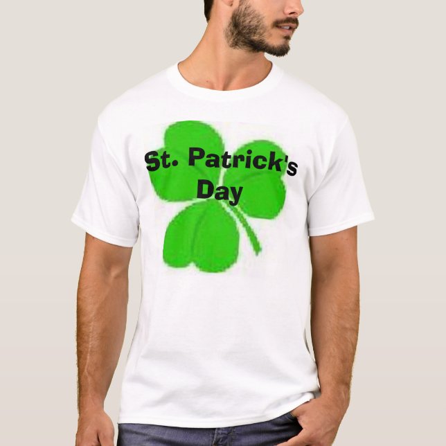 Sts Patrick dag T Shirt (Framsida)