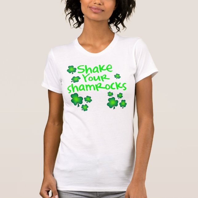 Sts Patrick dag Tee Shirt (Framsida)