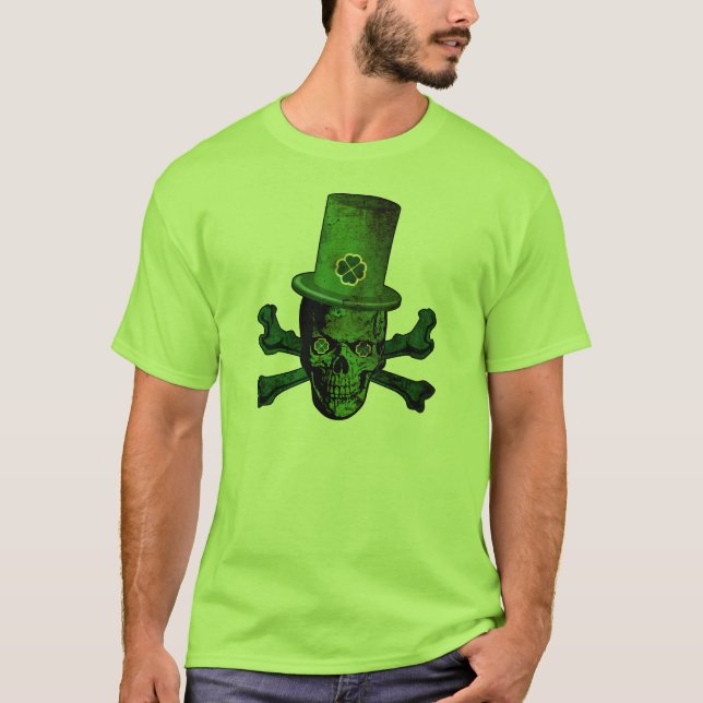 Sts Patrick dag Tee Shirt (Framsida)