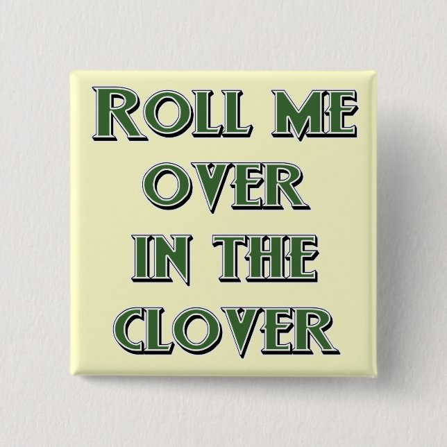 Sts Patrick dagirländare knäppas Knapp (Framsida)