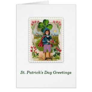 Sts Patrick dagknatte Hälsningskort