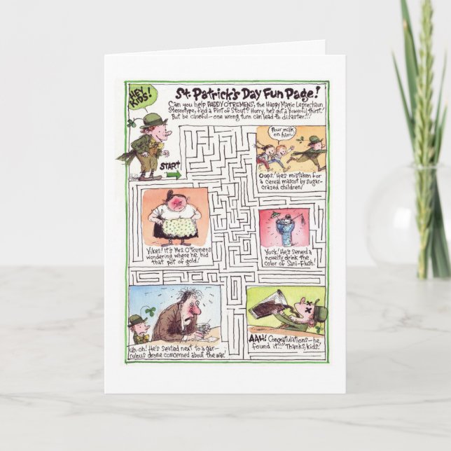 Sts Patrick dagkort Kort (Framsida)