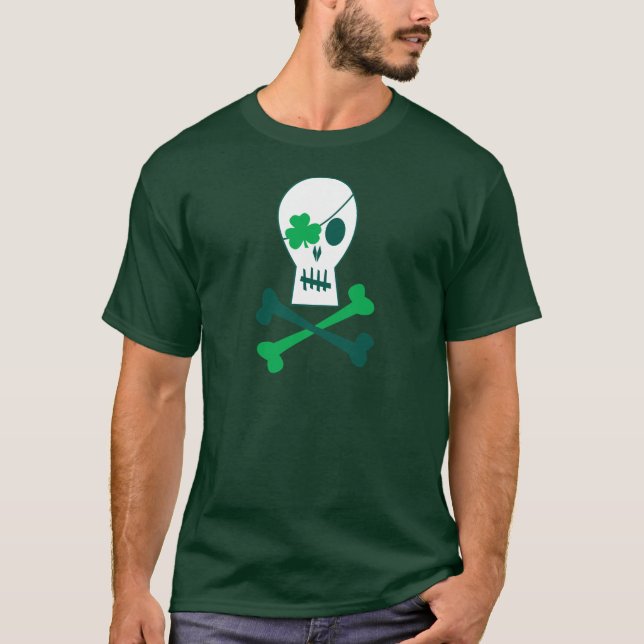 Sts Patrick dagpirat Tee (Framsida)