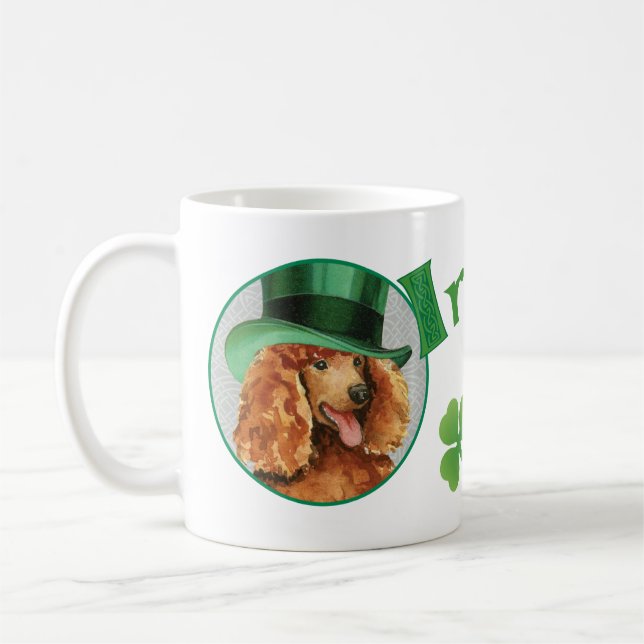 Sts Patrick dagpudel Kaffemugg (Vänster)