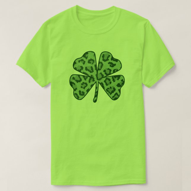 Sts Patrick dagShamrock Tee (Design framsida)