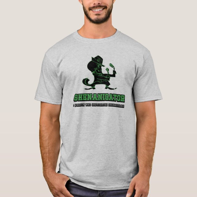 Sts Patrick dagShenanigator utslagsplats T-shirt (Framsida)