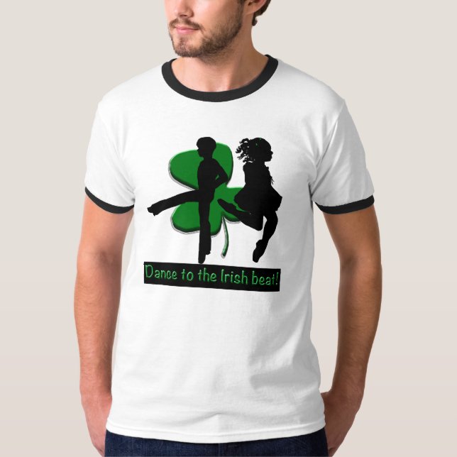 Sts Patrick dagT-tröja: Dans T Shirt (Framsida)