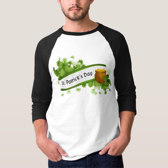 Sts Patrick dagT-tröja Tee Shirt (Framsida)