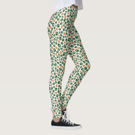 Sts Patrick damasker för tryck för dagtass Leggings