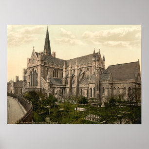 Sts Patrick domkyrkatryck Poster
