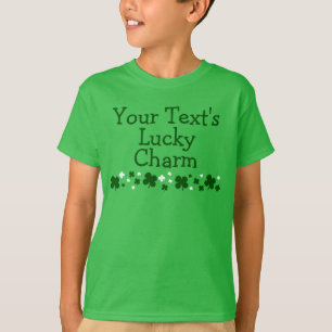 Sts Patrick för berlock för personligbarn lyckli T Shirt