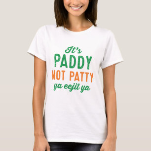 Sts Patrick för liten pastej för irländare inte Tee Shirt