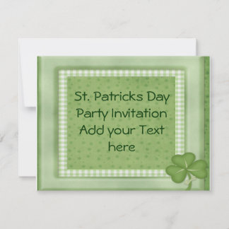 Sts Patrick inbjudan för dagparty