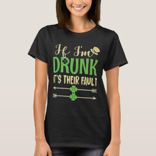 Sts Patrick irländare för party för fyllerist f T Shirt
