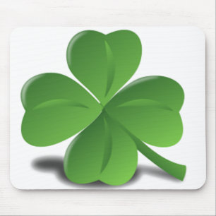 Sts Patrick klöver Mousepad för dagShamrock Musmatta