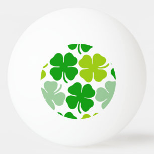 Sts Patrick lycklig Shamrock för dag Pingisboll