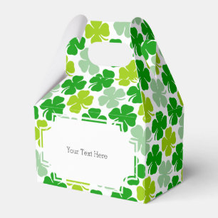 Sts Patrick lycklig Shamrock för dag Presentaskar