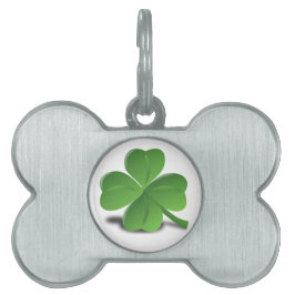 Sts Patrick märkre för husdjur för klöver för Namnbricka Husdjur