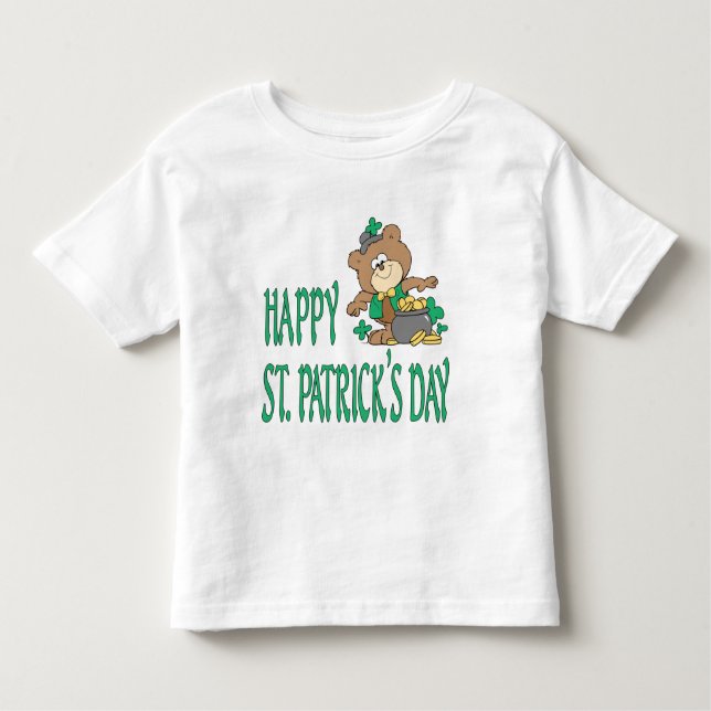 Sts Patrick skjorta för dagbjörn T T Shirt (Framsida)