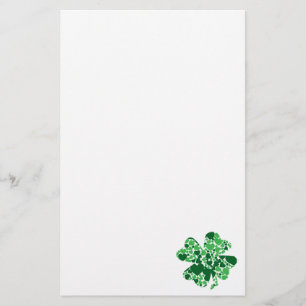 Sts Patrick stationär klöver för dagShamrock
